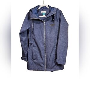 Columbia Omni Tech blue jacket womens small